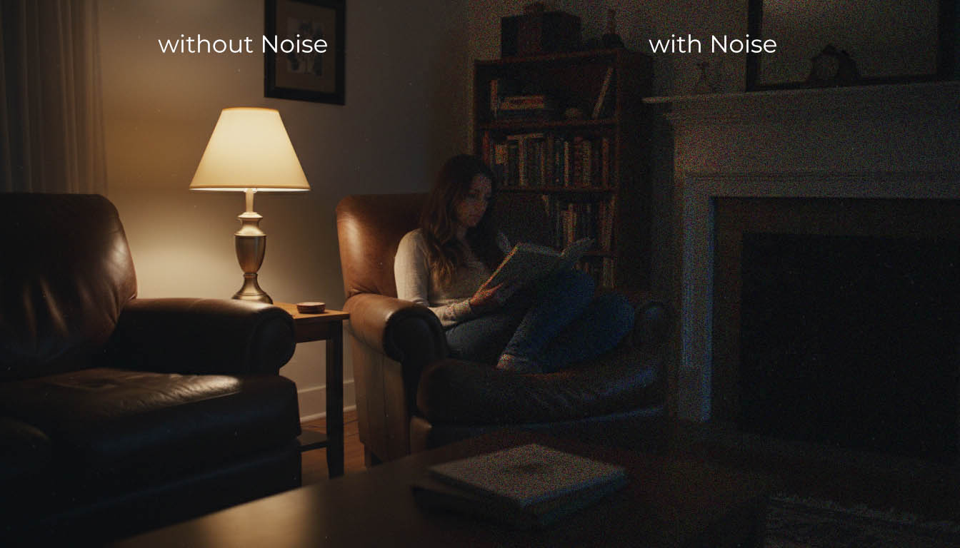 ISO Clean vs Noisy Look (Single Image)